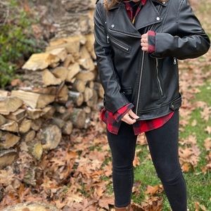 H&M faux leather jacket